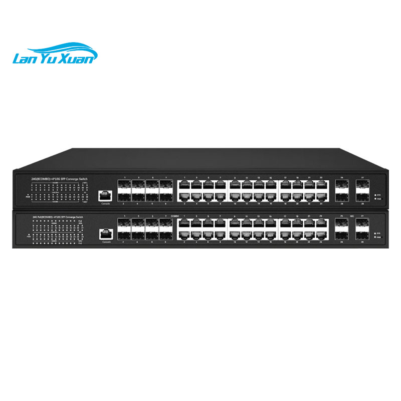 Sfp+ 10G Managed Switch 8 Port - L3 beheerde switch, 16 poorten, Gigabit