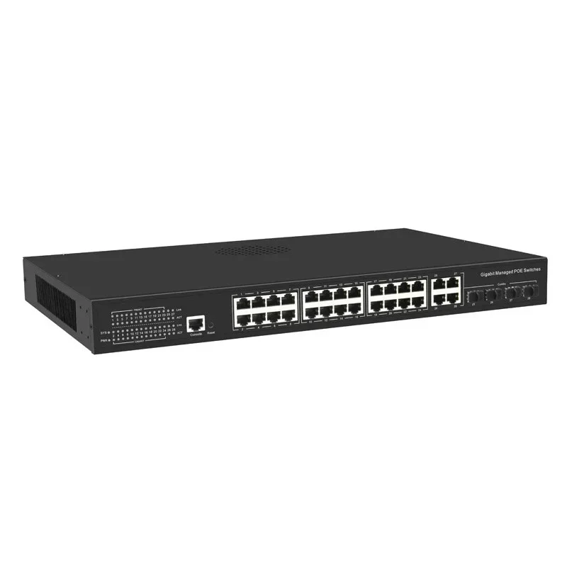 Sfp+ 10G Managed Switch 8 Port - 4 8 16 24-poorts Gigabit L2-beheerde