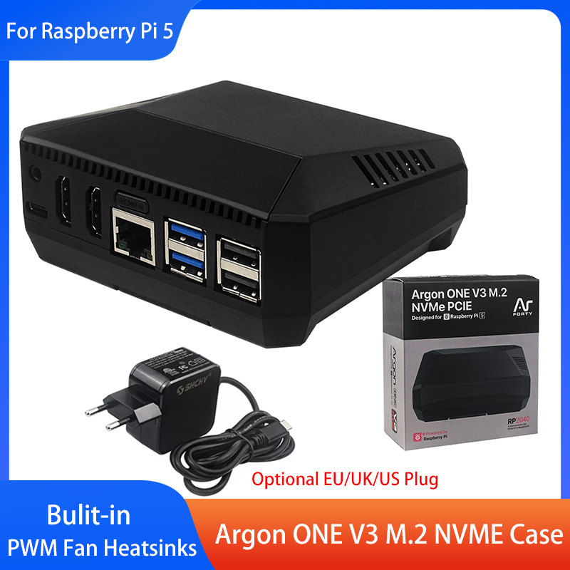 Argon ONE V3 M.2 NVME behuizin - Turing Pi 2 recensie en prijs