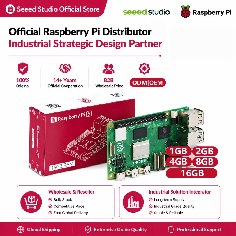 Groothandelsproduct Origineel  - Raspberry Pi 5 8Gb recensie en prijs