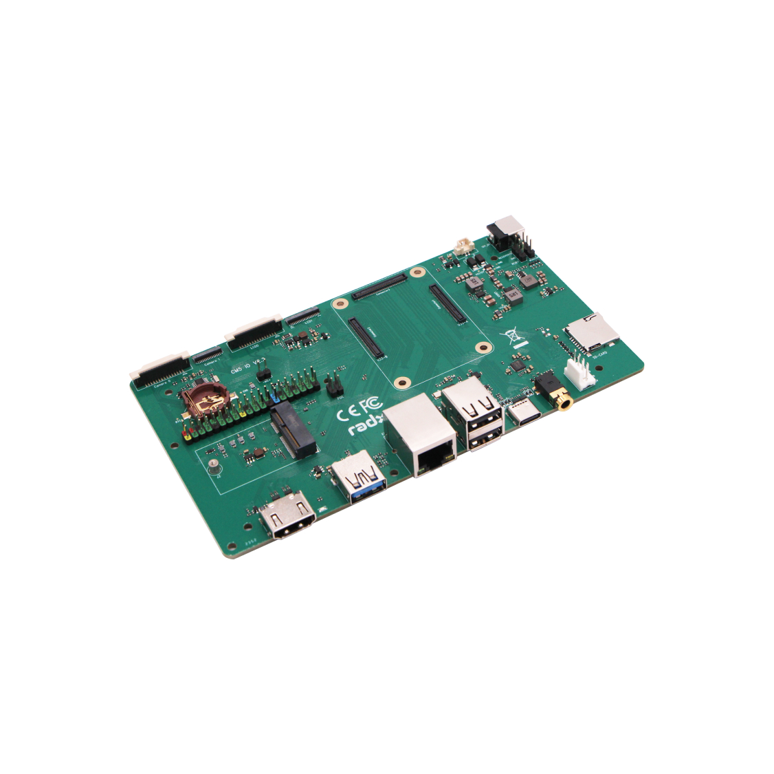 Radxa CM5 IO-bord, verifieer R - Deskpi Super6C recensie en prijs