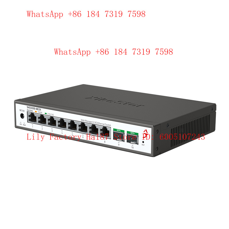 XikeStor 8*2.5G RJ45 2*10G SFP - Sfp+ 10G Managed Switch 8 Port recensie en prijs